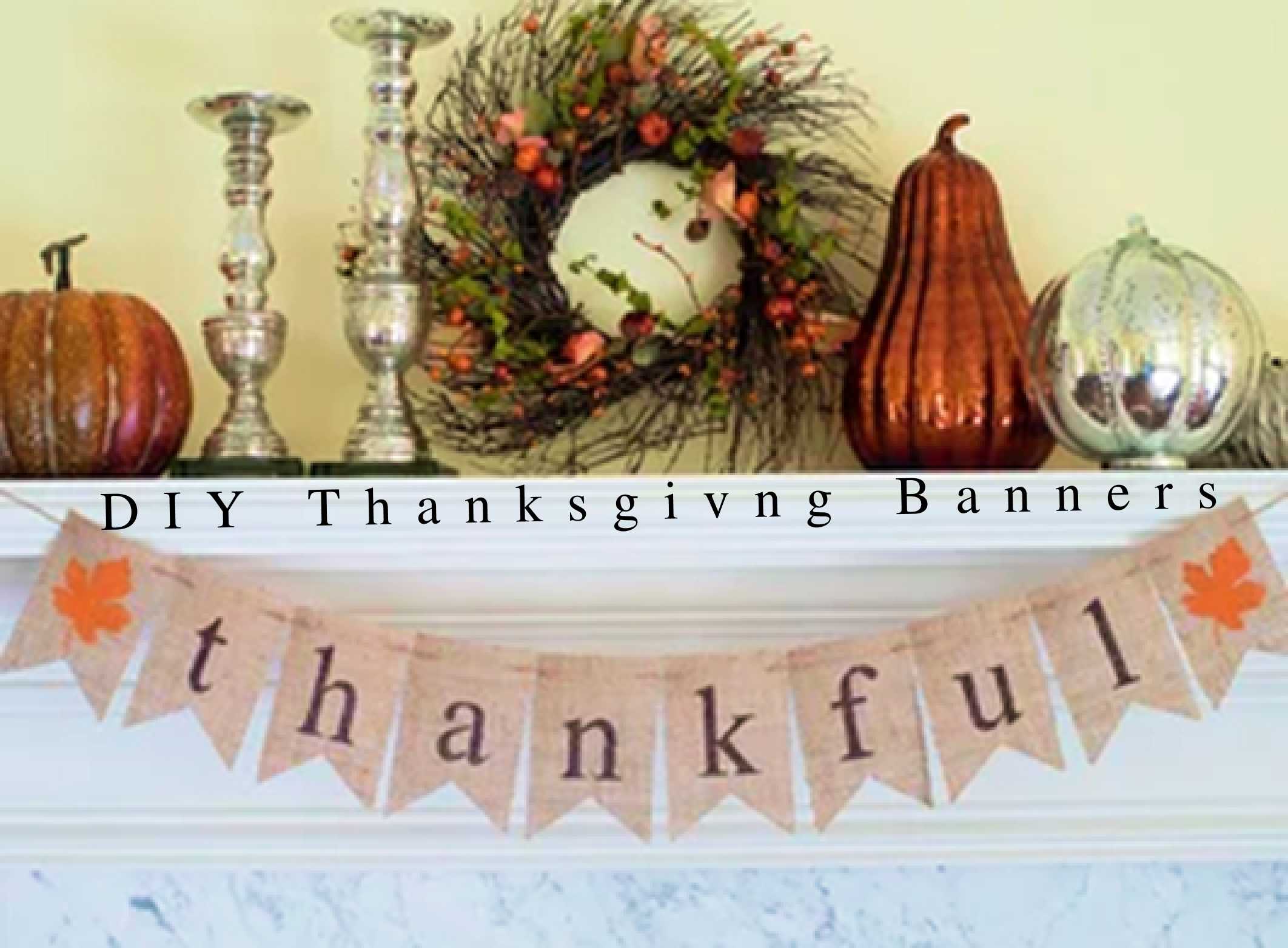 Thanksgiving Einladungsbanner