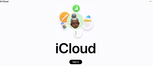 aprire icloud sul browser web