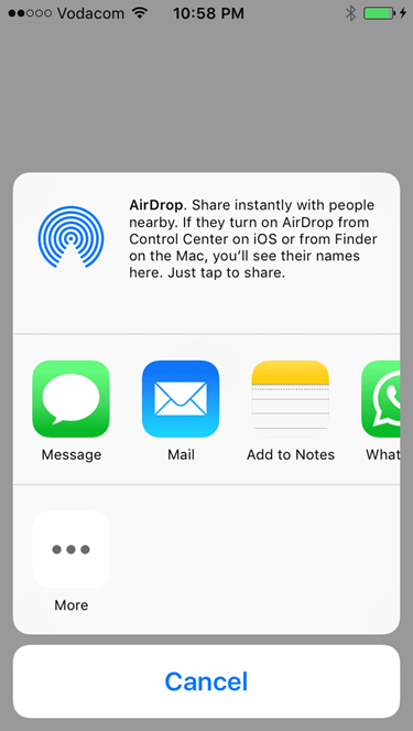 share vcf contacts to iphone 15