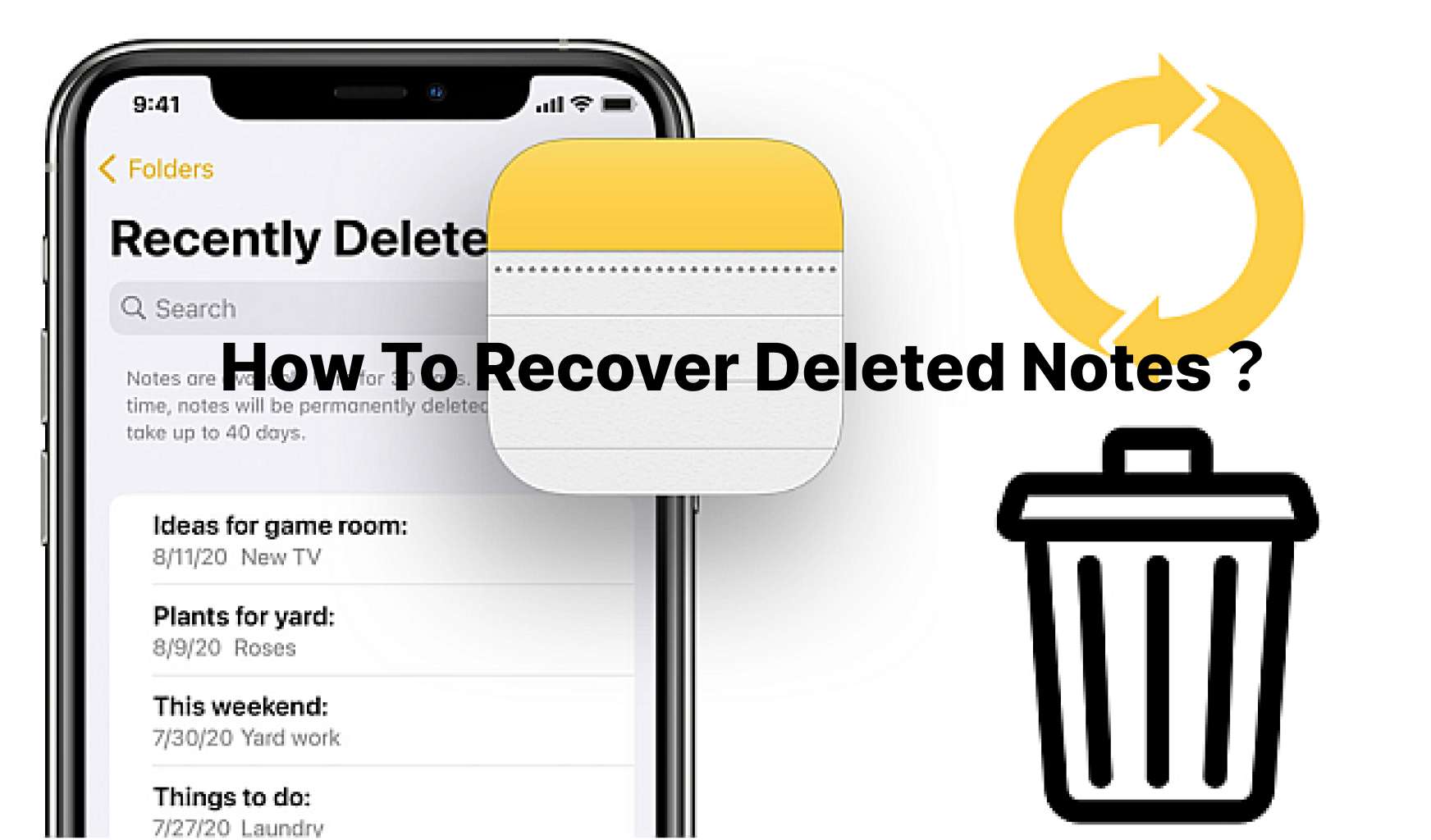How To Recover Deleted Notes on iPhone? [4 Solutions]