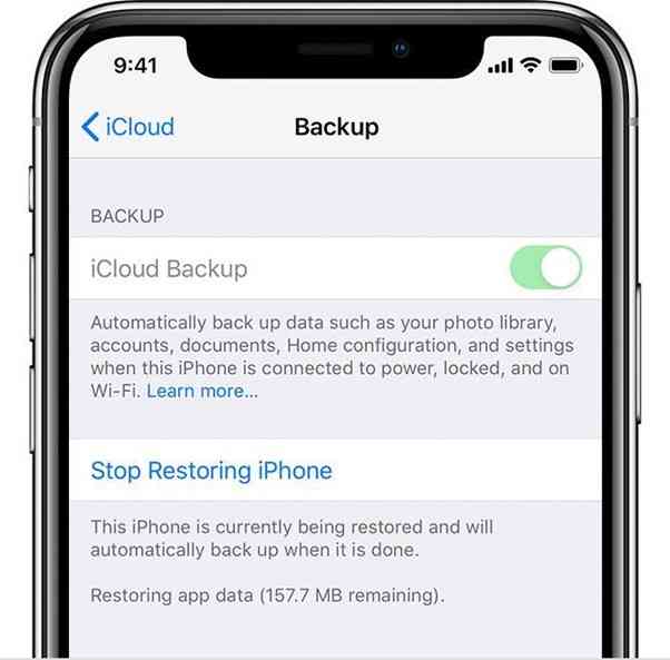 activar icloud backup en iphone 15