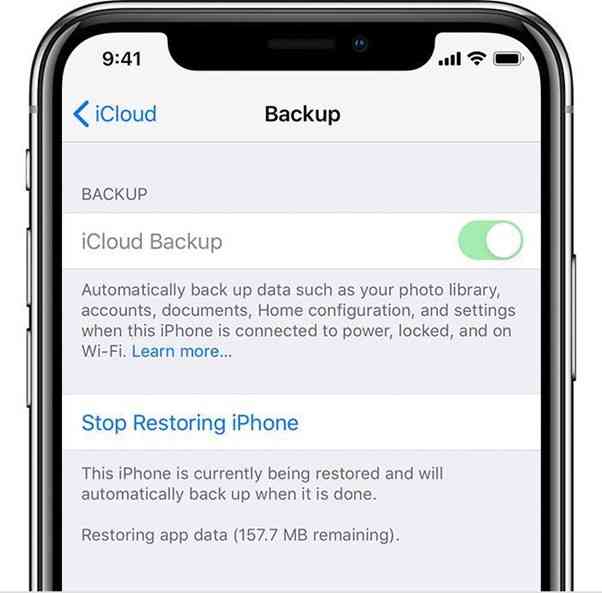 enable icloud backup on iphone 15