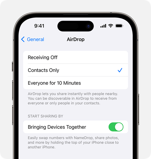 comment activer airdrop sur iphone