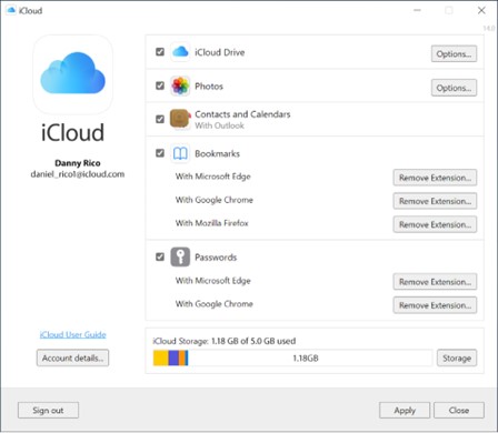 désactiver iCloud Photos sur PC