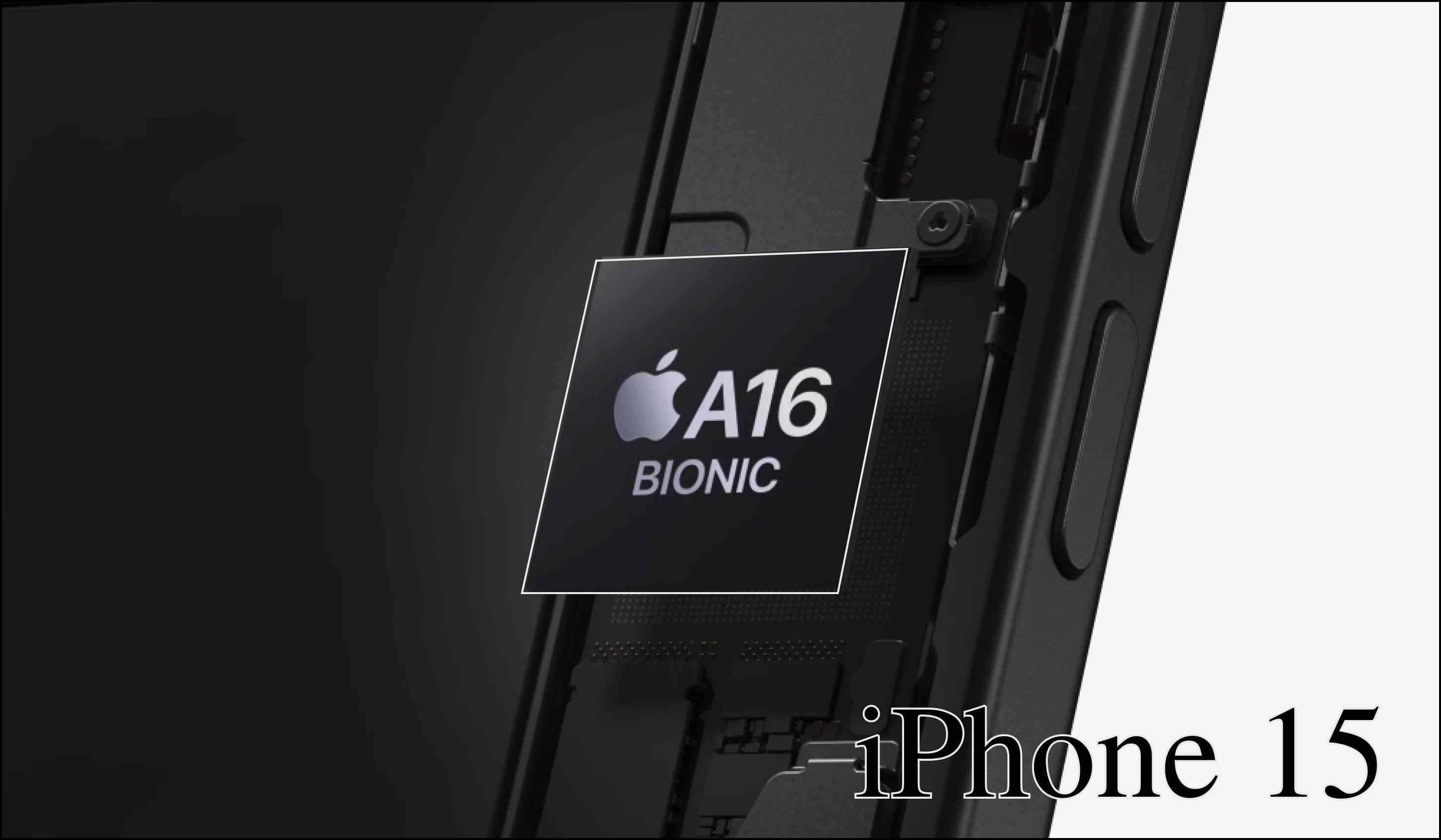 A16 chip for iPhone 15