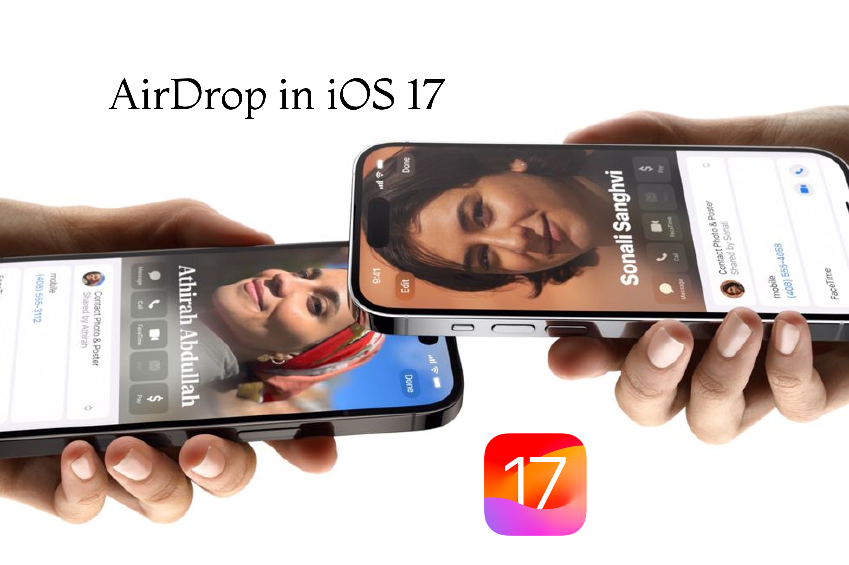 iOS 17 AirDrop: Condividere più contenuti in meno tempo