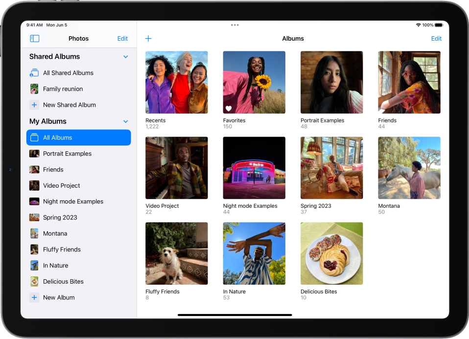 iCloud albums