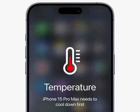iphone 15 temperatura de sobrecalentamiento