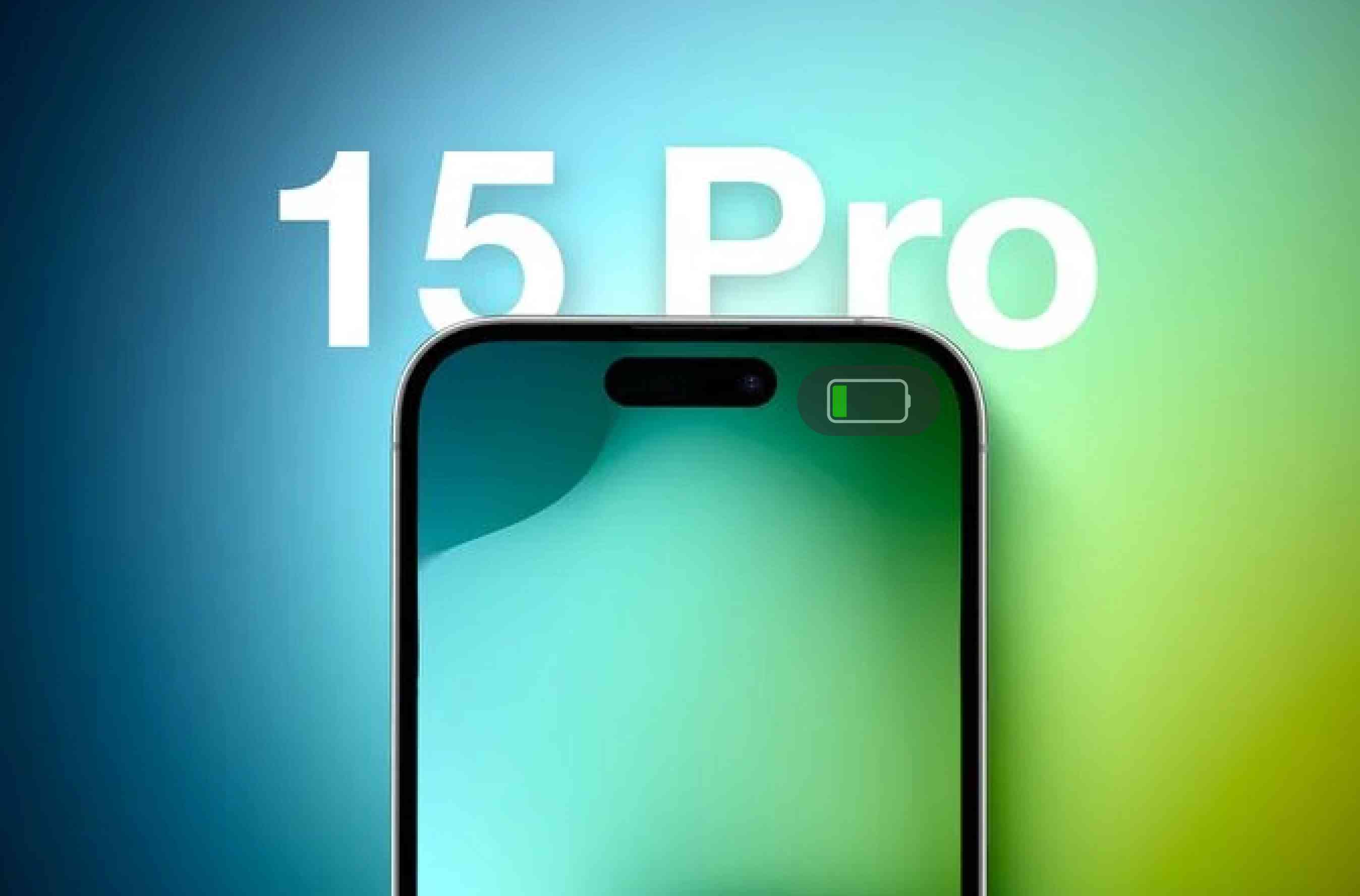 iphone 15 pro carga de la batería