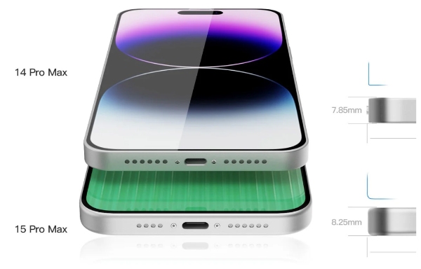 iphone 15 pro max bezels