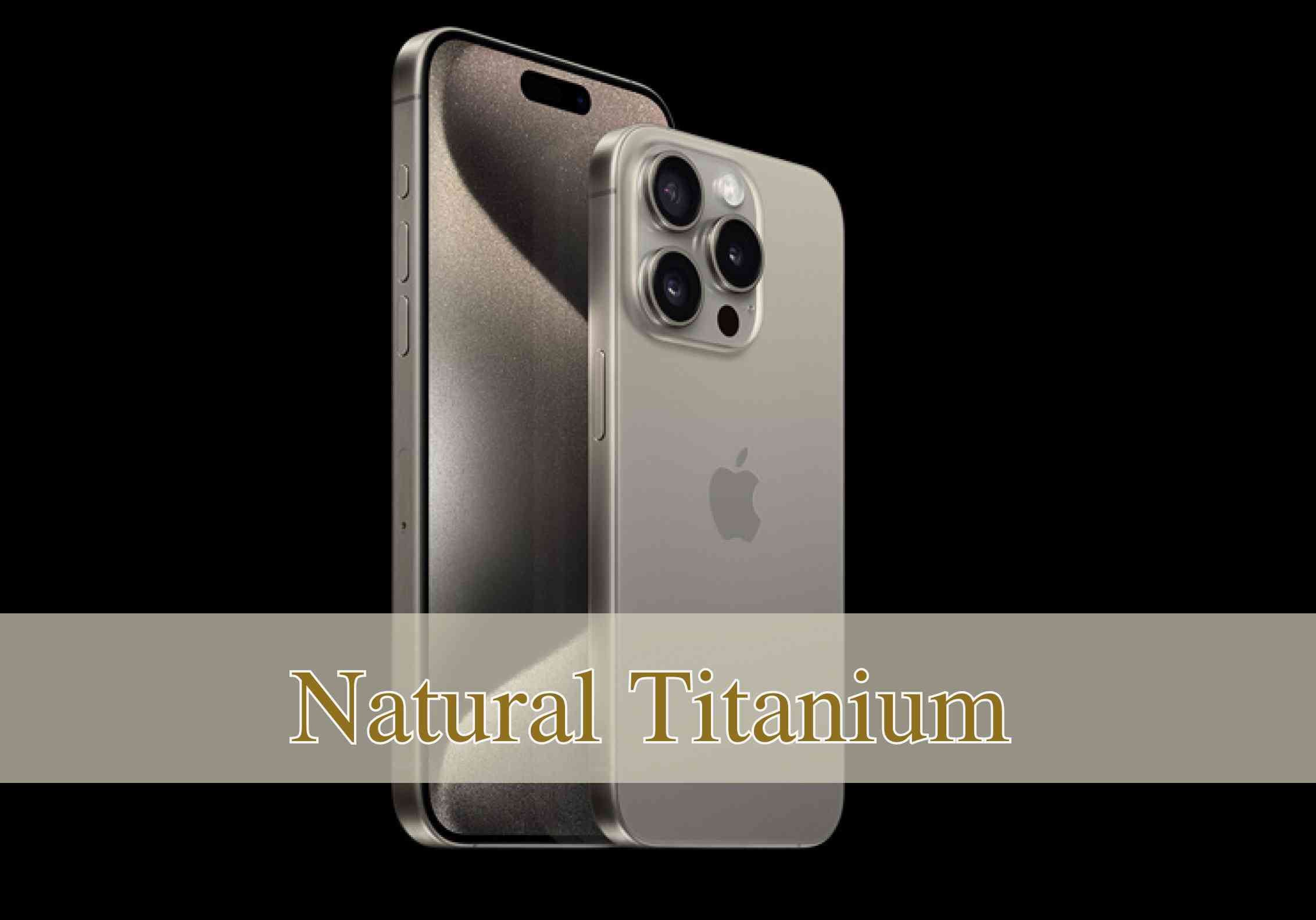 iphone15 natural titan