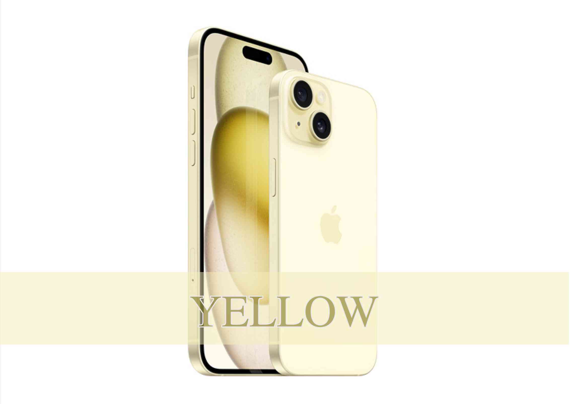 iphone15 желтый