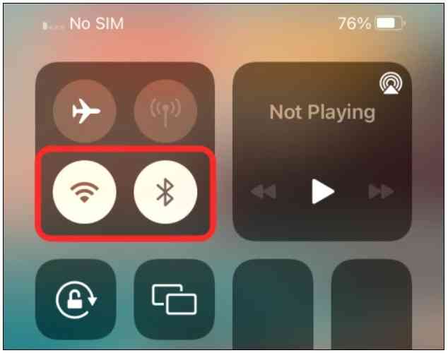 disattiva il wifi su iPhone e Android 