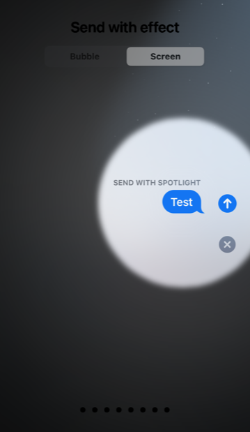 spotlight screen effect
