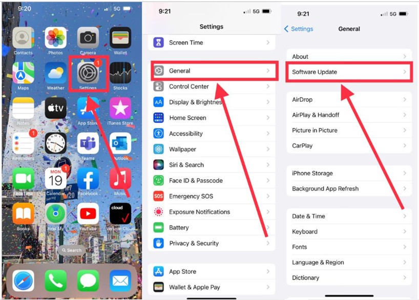 Mettez à jour votre appareil iOS