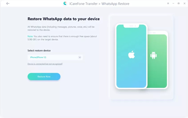 restore whatsapp data 