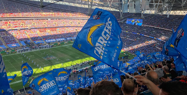  partido de la nfl en un estadio