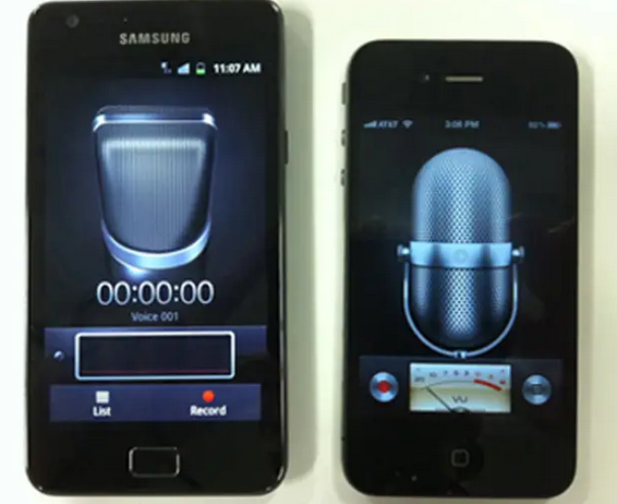  Samsung and iphone voice recorder