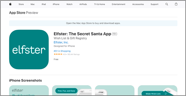 Elfster: La aplicación del amigo invisible