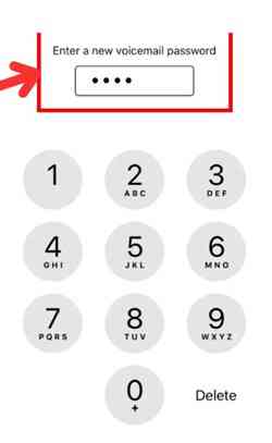 iPhone-голосовая почта-пароль