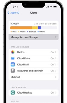 شرح توضيحي لإعداد iCloud على iPhone