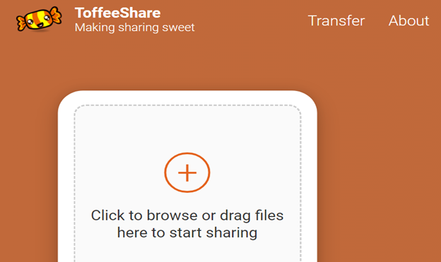 toffee share file transfer