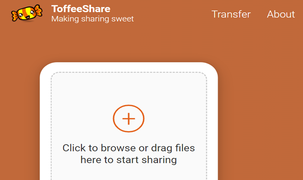 toffee share transferencia de archivos