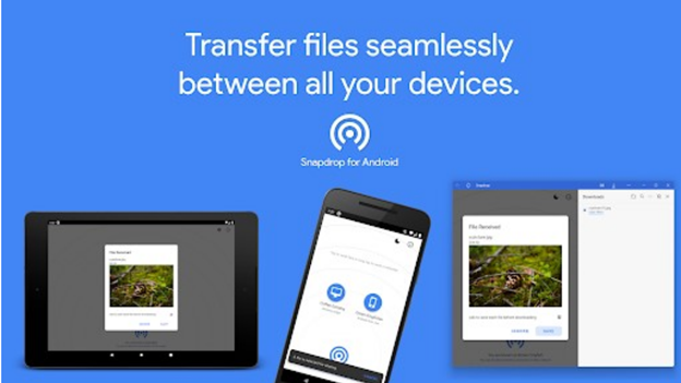 Snapdrop pour Android/iPhone/Win : Transfert Open-Source gratuit