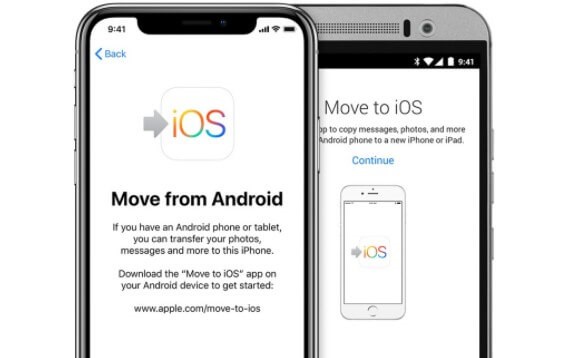 move to iOS from Android page