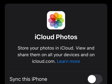 sync this iphone