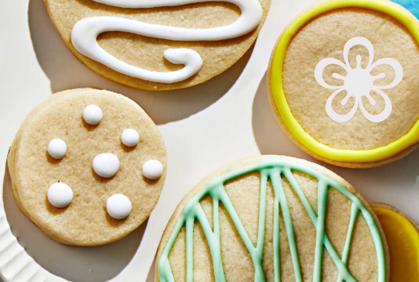 cookies with various decorations