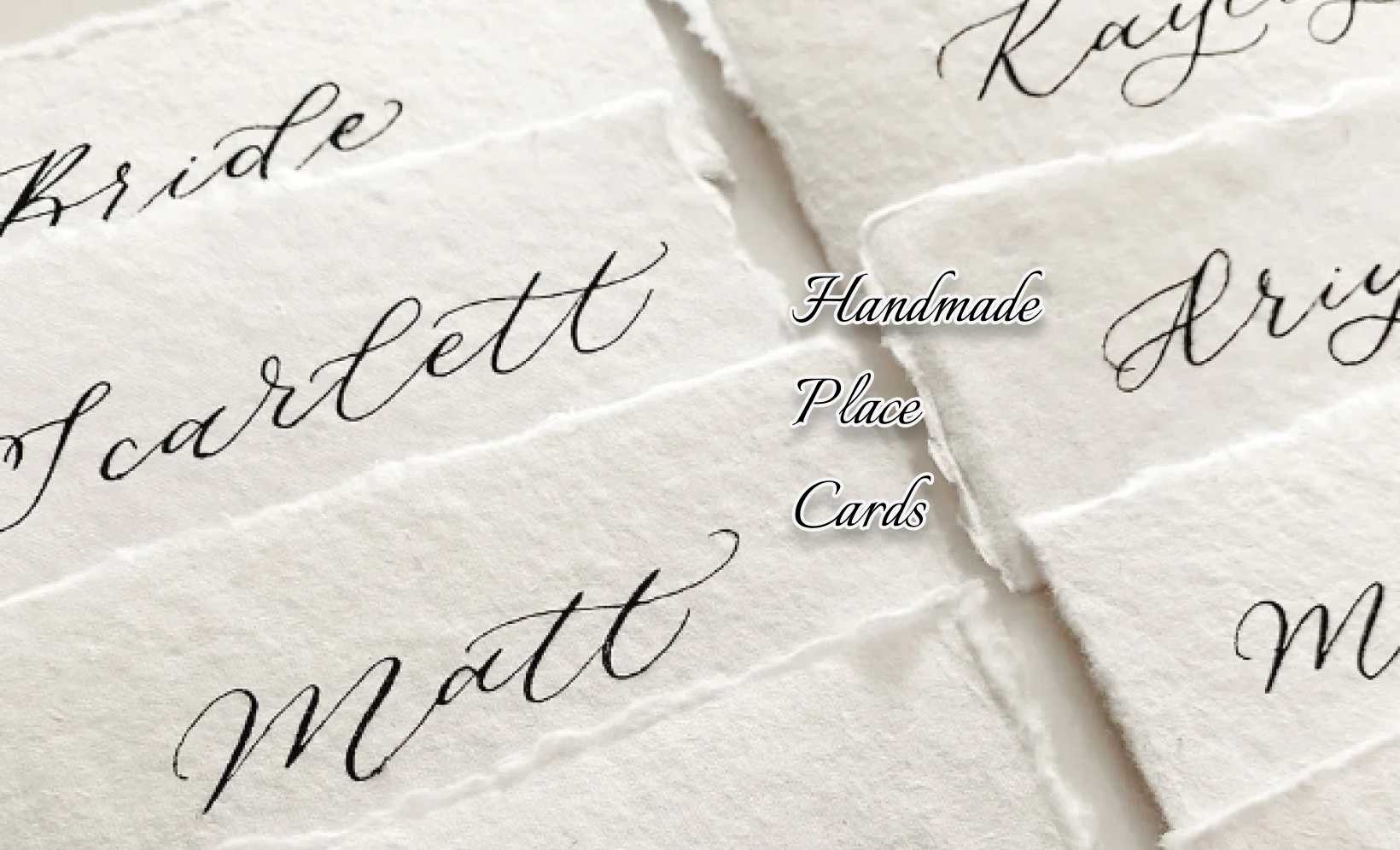 write unique place cards