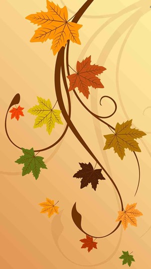 Texto de Feliz Acción de Gracias junto a un árbol de hojas amarillas