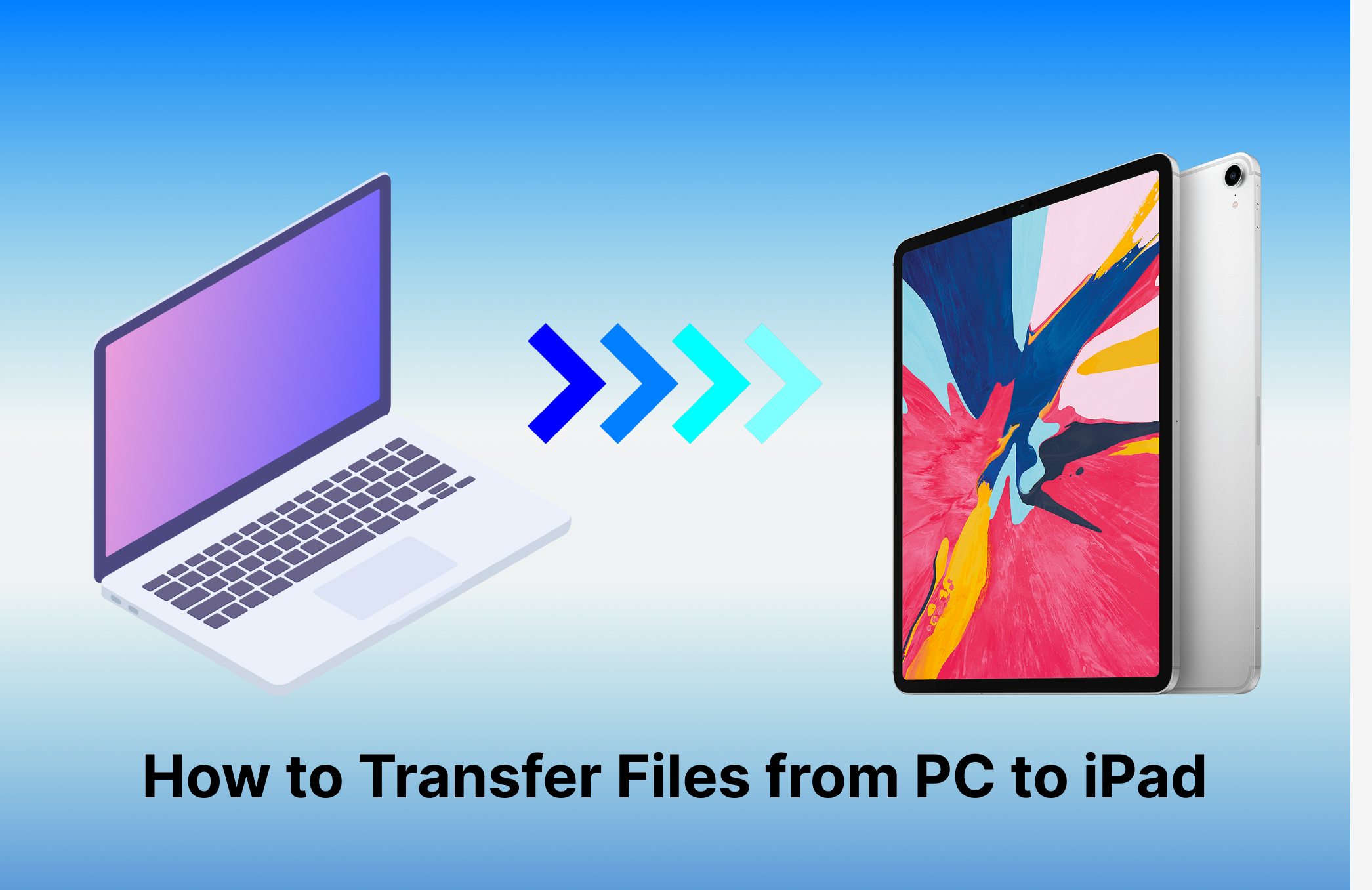 Guide complet : Transférer des fichiers d'un PC vers un iPad