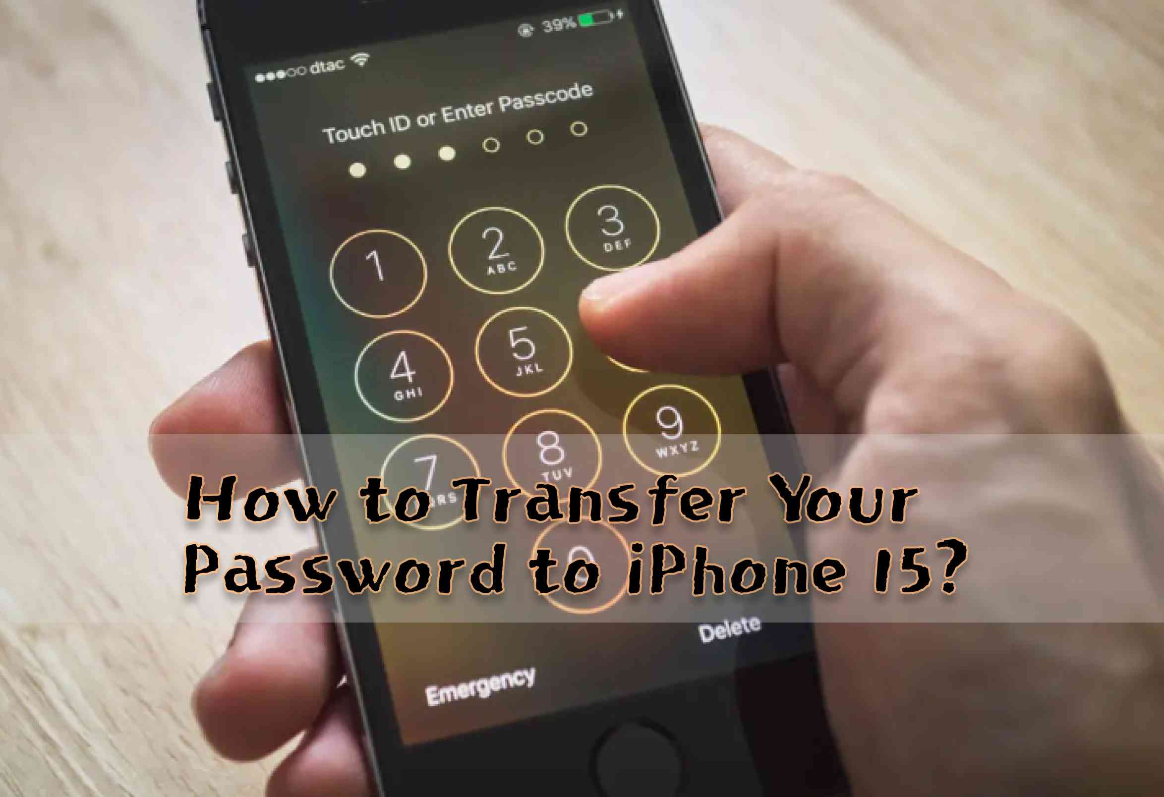 Come posso trasferire la mia password al mio nuovo iPhone 15?