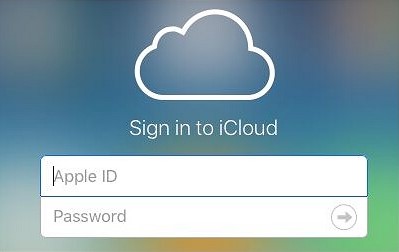 log in to the icloud account on your computer