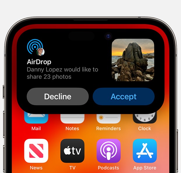 how to airdrop from mac pc to iphone