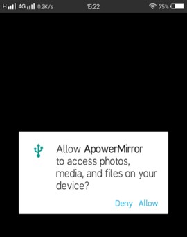 controlar remotamente o android no mac via apowermirror