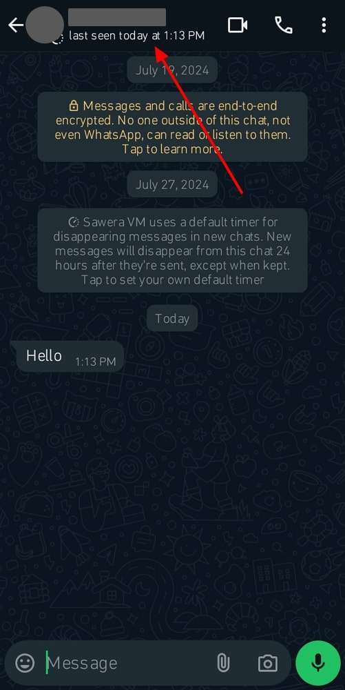 see last seen status whatsapp