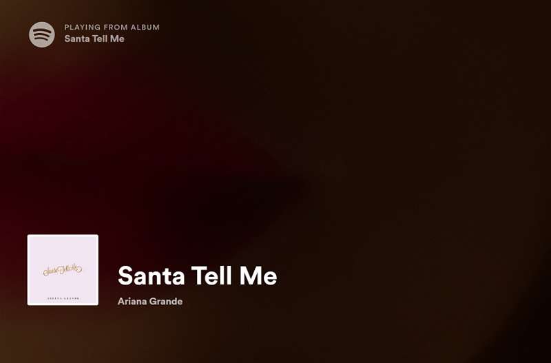 santa tell me by ariana grande 