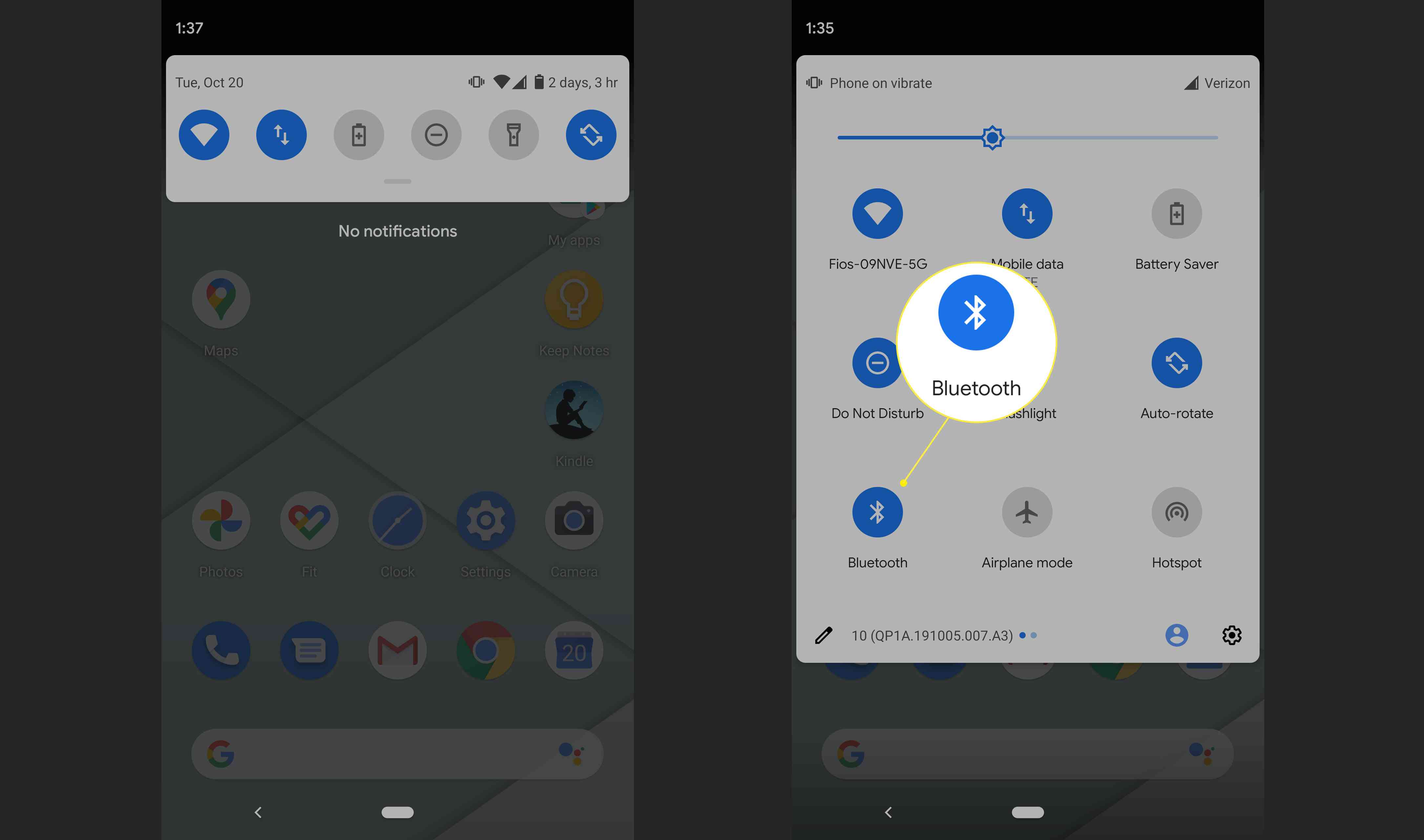 enable bluetooth on android