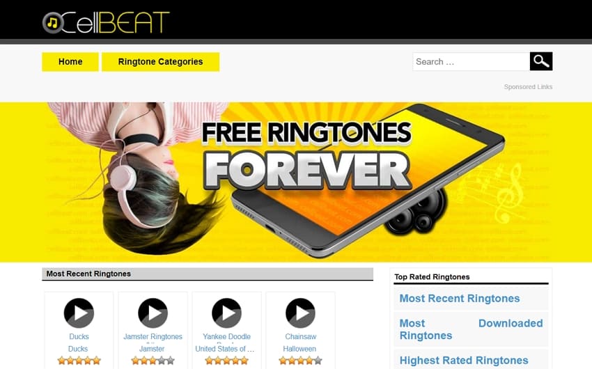 cellbeat ringtone website