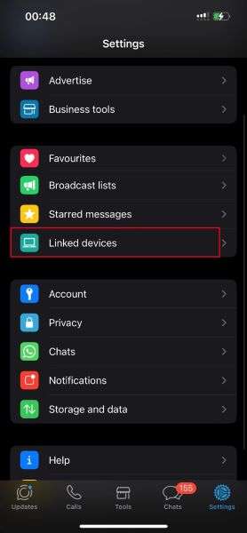 whatsapp linked devices