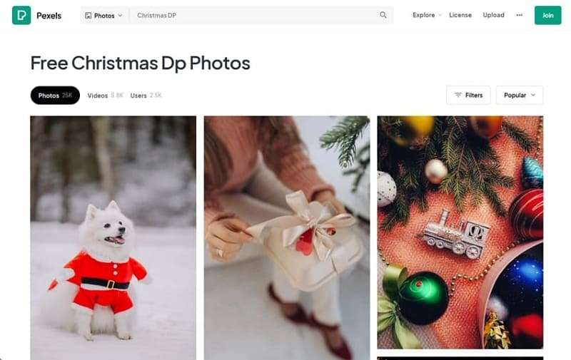 get christmas dp from pexels  