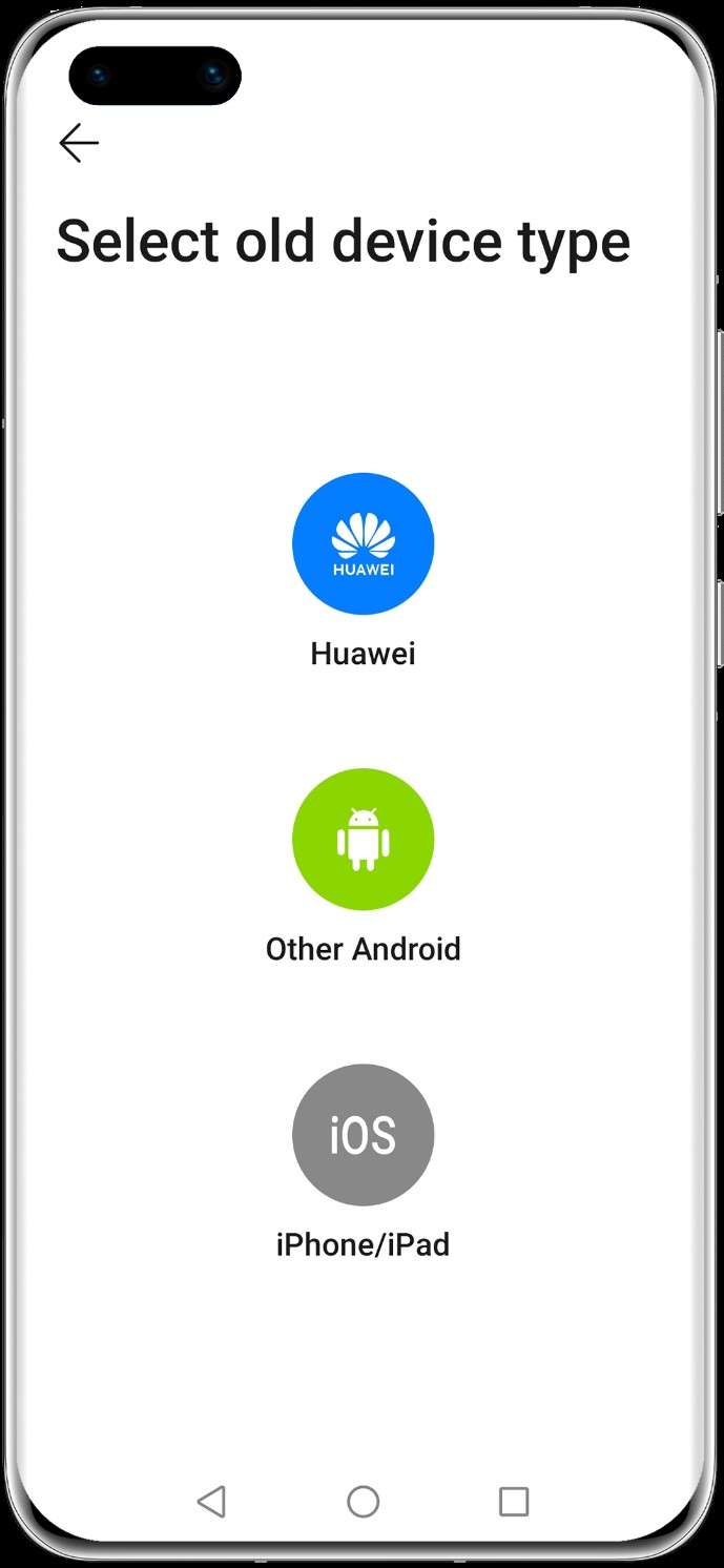 phone clone for huawei user interface