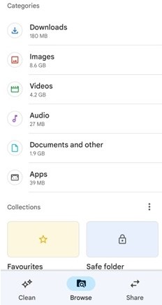 instala la app archivos de google y ábrela