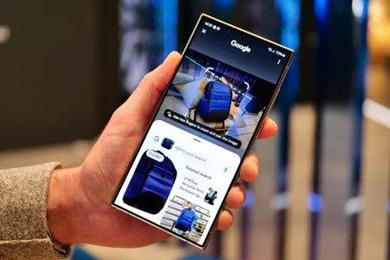 circular no samsung galaxy ai para pesquisar