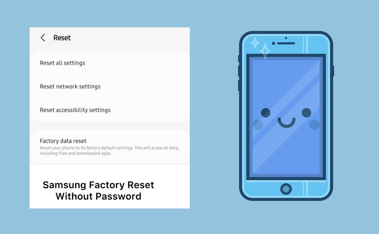 Samsung Factory Reset Without Password