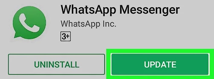 update whatsapp