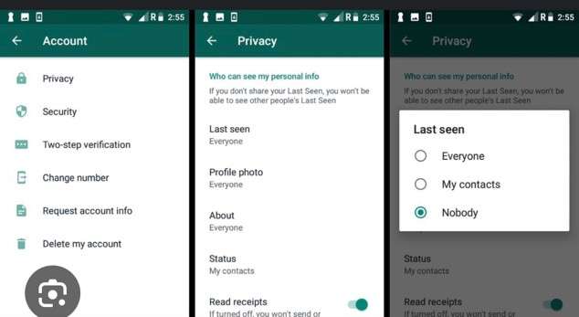 how to adjust whatsapp privacy settings